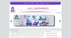 Desktop Screenshot of angelsinstrument.com