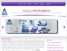 Tablet Screenshot of angelsinstrument.com